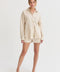 Lara Striped Linen Shorts