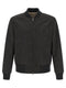 Lardini Mélange Grey Wool Bomber Jacket