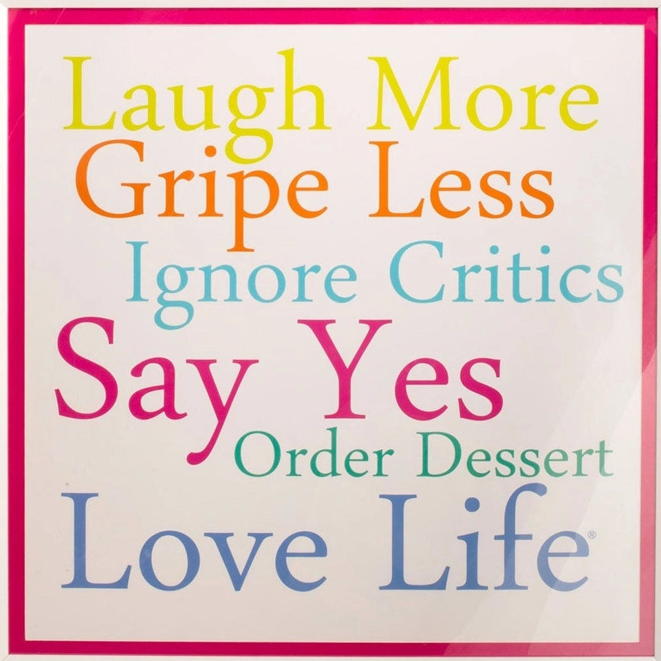 "Laugh More" Short Sleeve Cotton Tee-Tee-Gretchen Scott LLC-XXS-Multi-Urbanheer
