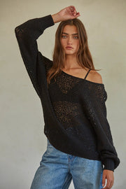 Laurel Canyon Pullover Black-Pullover-By Together-S-Urbanheer