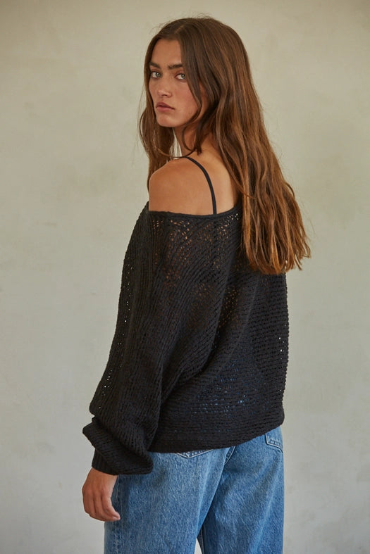 Laurel Canyon Pullover Black-Pullover-By Together-S-Urbanheer