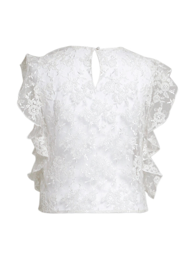 Lauren Lace Top-TOP-Elodie-XS-White-Urbanheer