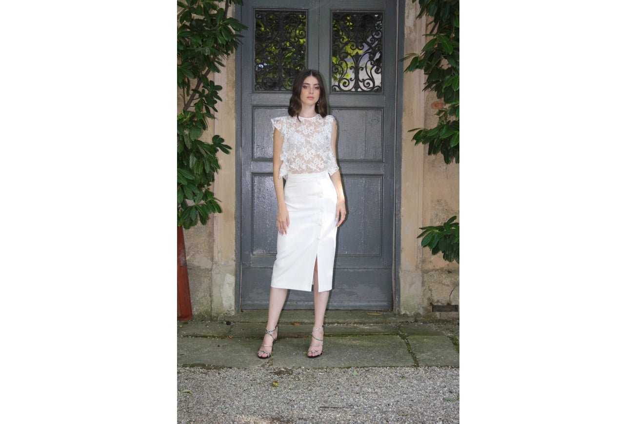 Lauren Lace Top-TOP-Elodie-XS-White-Urbanheer