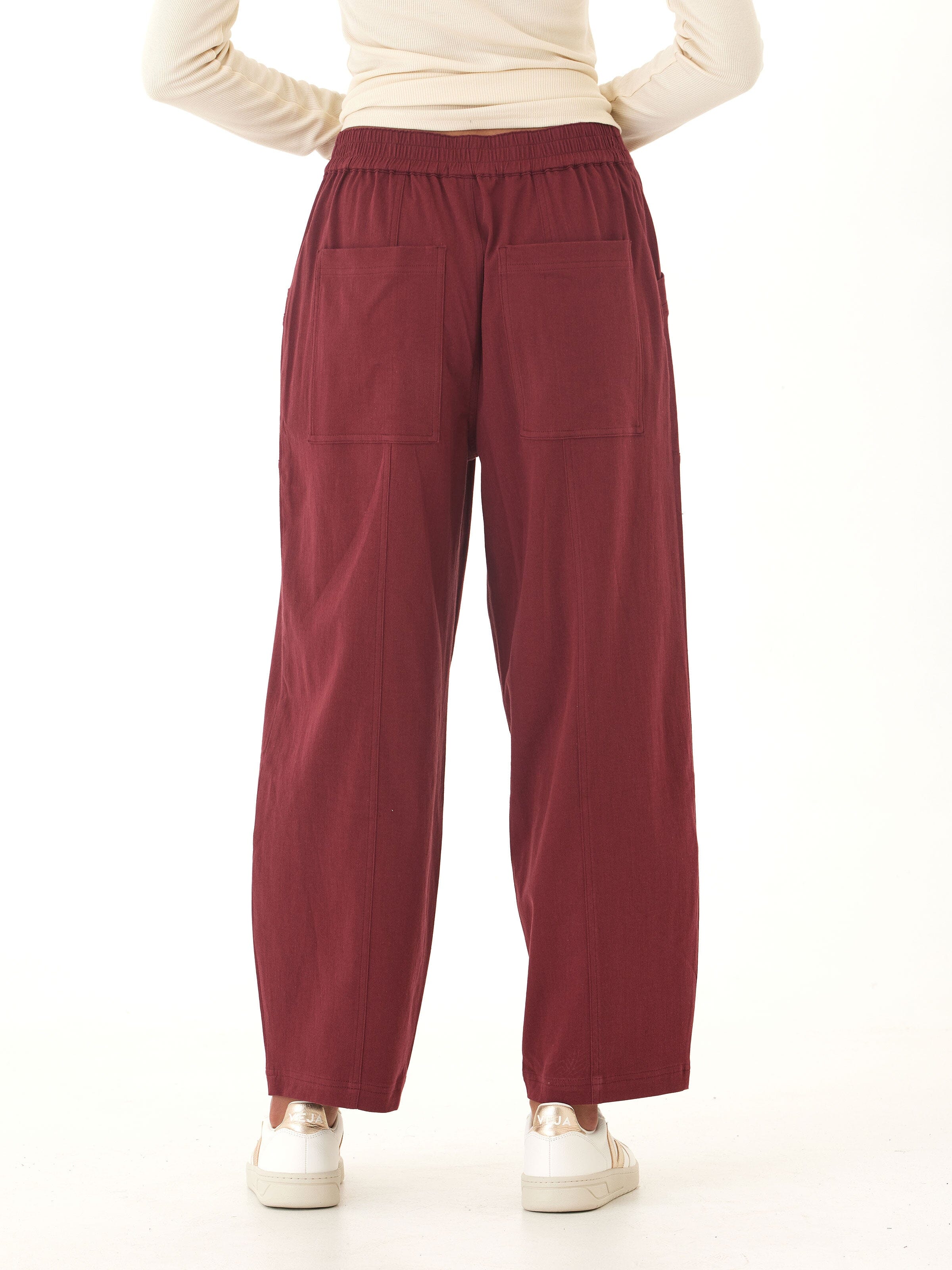 Lauren Stretch Twill Pleated Barrel Pant