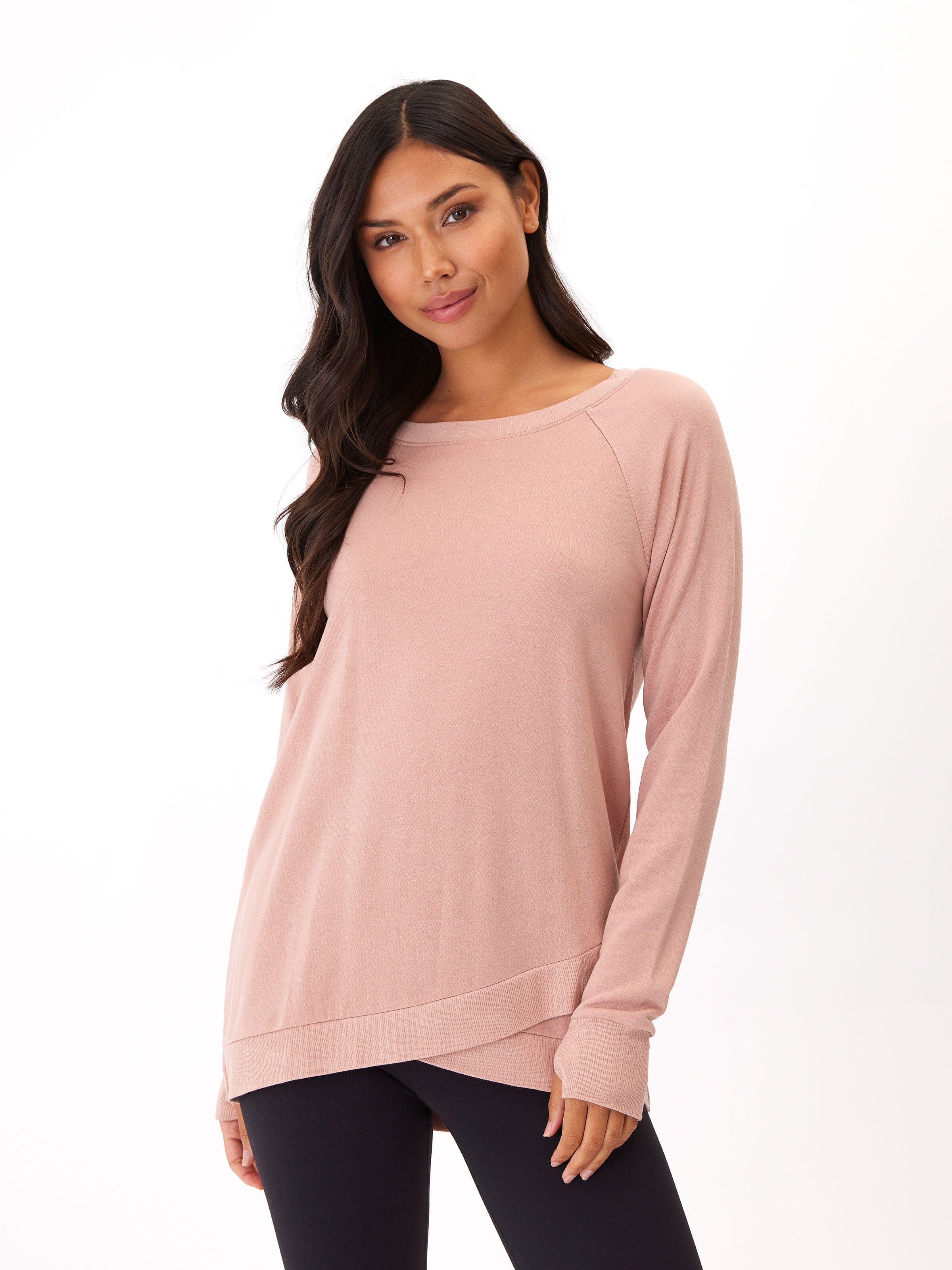 Leanna Feather Fleece Tunic