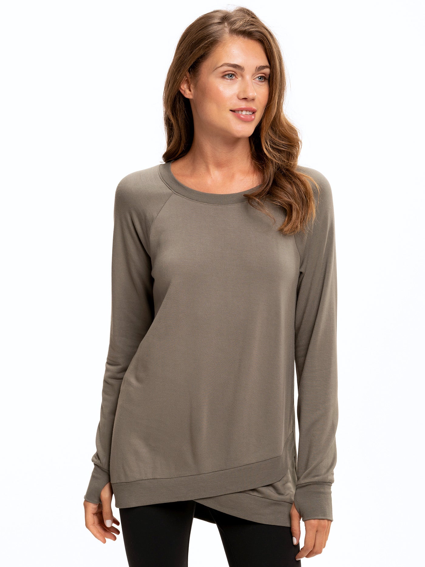 Leanna Feather Fleece Tunic