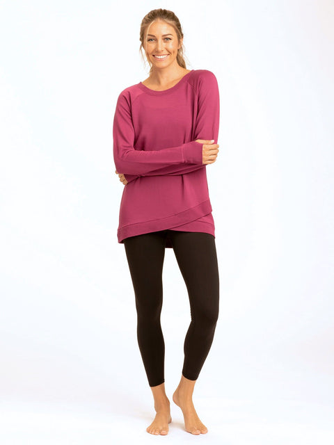Leanna Feather Fleece Tunic