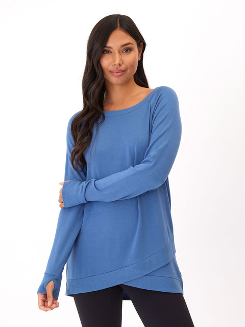 Leanna Feather Fleece Tunic