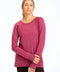 Leanna Feather Fleece Tunic