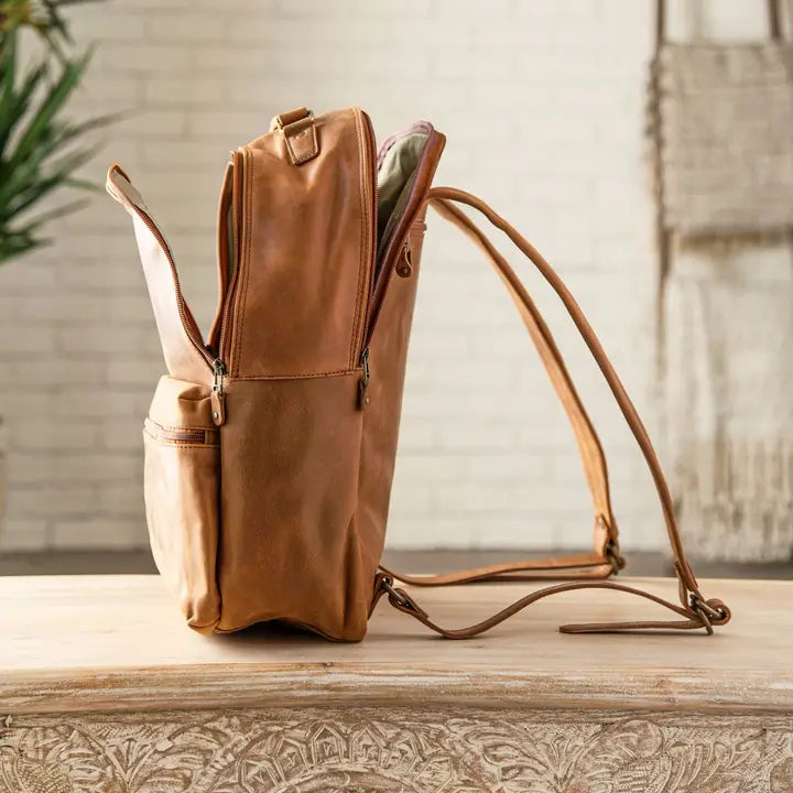 Leather Backpack Rucksack-Backpack-Hides-17x12.75x7.5 In-Urbanheer