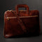 Leather Briefcase Laptop Bag - Brave New World Brown-Tote Bag-Time Resistance-Brown-Urbanheer