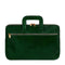 Leather Briefcase Laptop Bag - Brave New World Green-Tote Bag-Time Resistance-Green-Urbanheer