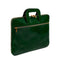 Leather Briefcase Laptop Bag - Brave New World Green-Tote Bag-Time Resistance-Green-Urbanheer