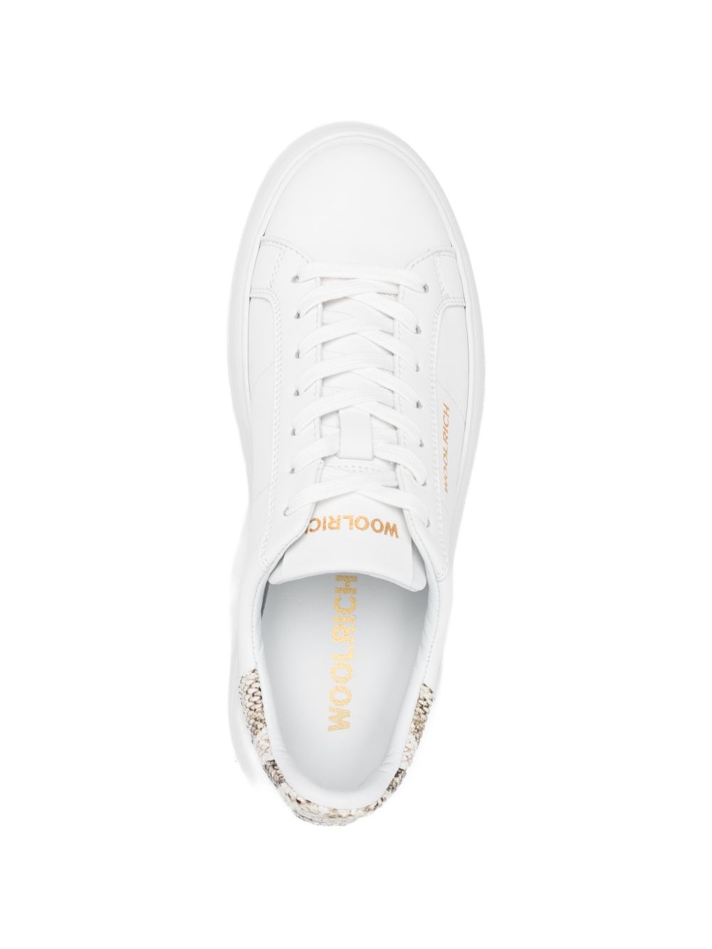 Leather Chunky Court Sneakers Platform Comfort