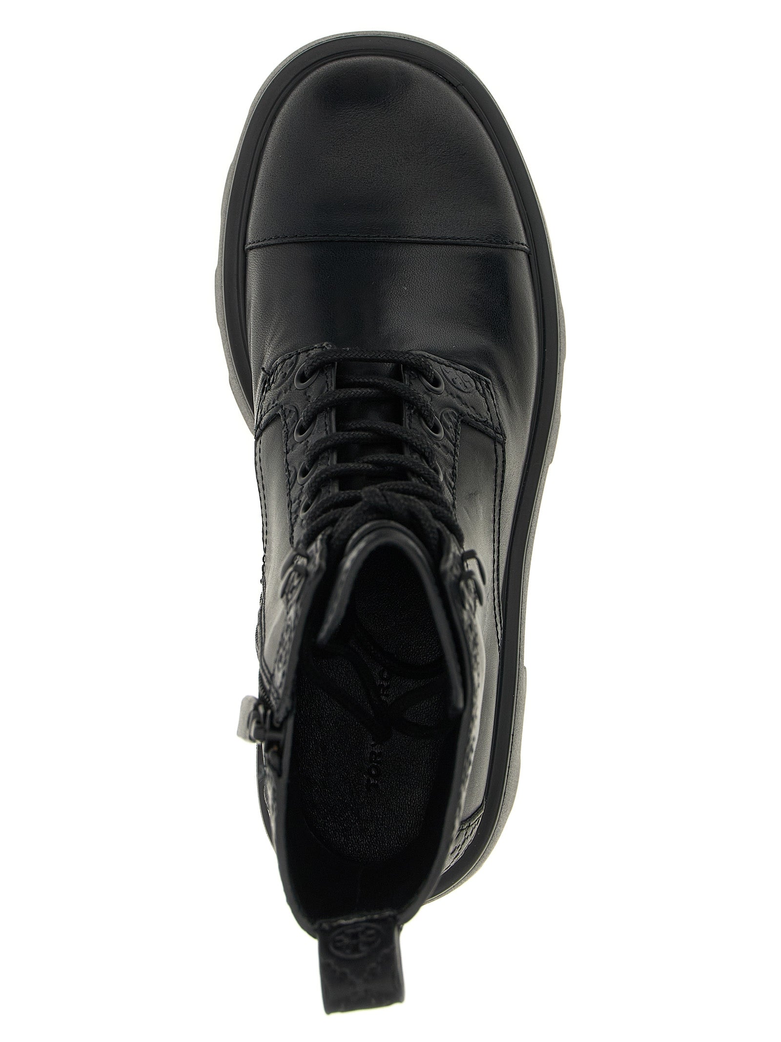 Leather Combat Boots with Comfortable EVA Sole