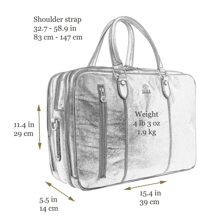 Leather Convertible Briefcase, Backpack - A Farewell To Arms Brown-Briefcase-Time Resistance-Brown-Urbanheer