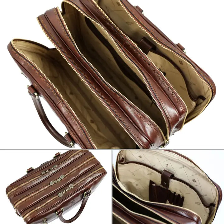 Leather Convertible Briefcase, Backpack - A Farewell To Arms Brown-Briefcase-Time Resistance-Brown-Urbanheer