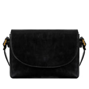 Leather Cross Body Bag, Messenger Bag - Sophie's Choice Black-Cross Body Bag-Time Resistance-Black-Urbanheer