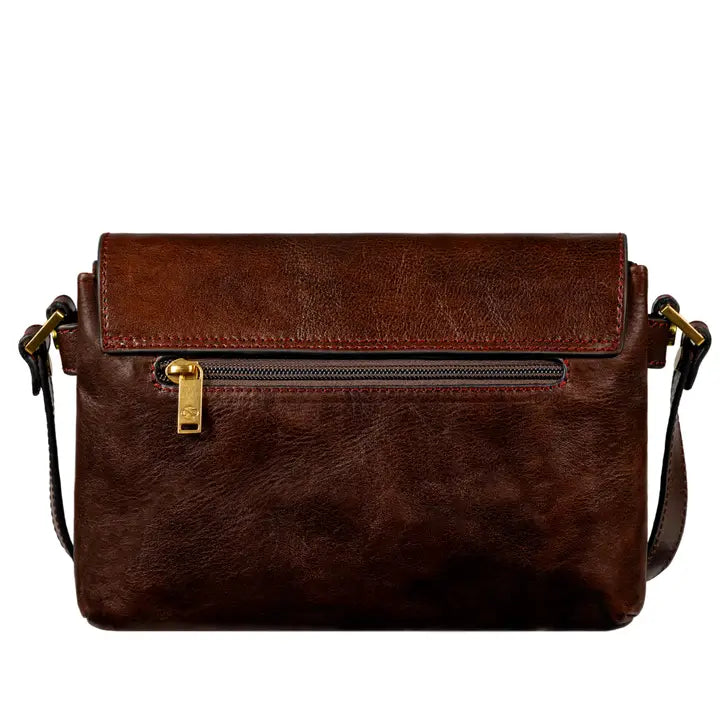Leather Cross Body Bag, Messenger Bag - Sophie's Choice Brown-Cross Body Bag-Time Resistance-Brown-Urbanheer