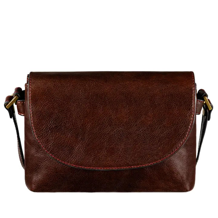 Leather Cross Body Bag, Messenger Bag - Sophie's Choice Brown-Cross Body Bag-Time Resistance-Brown-Urbanheer