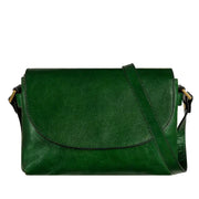 Leather Cross Body Bag, Messenger Bag - Sophie's Choice-Cross Body Bag-Time Resistance-Green-Urbanheer