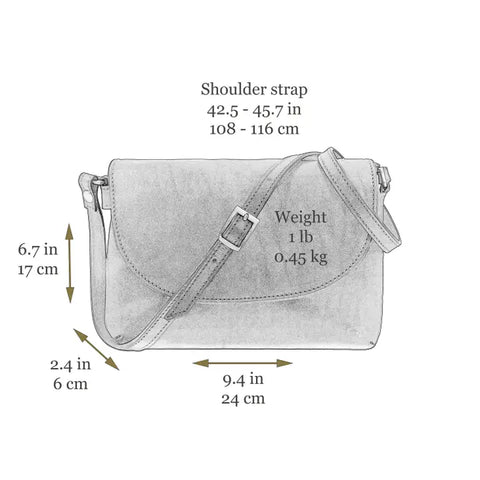 Leather Cross Body Bag, Messenger Bag - Sophie's Choice-Cross Body Bag-Time Resistance-Green-Urbanheer