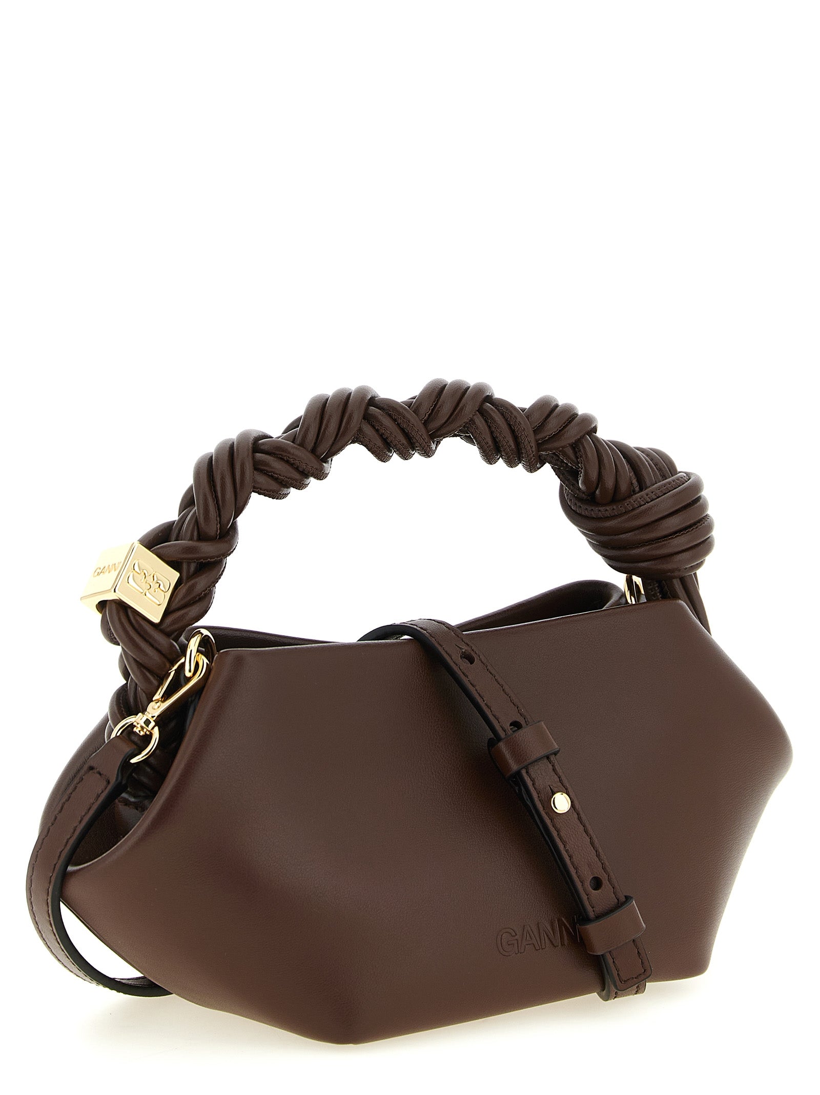 Leather-Effect Mini Handbag with Cotton Lining
