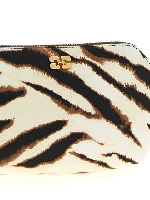 Leather-Effect Zebra Print Bag