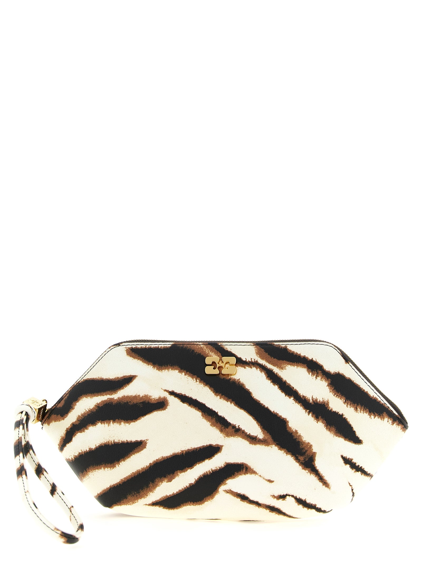Leather-Effect Zebra Print Bag