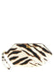 Leather-Effect Zebra Print Bag