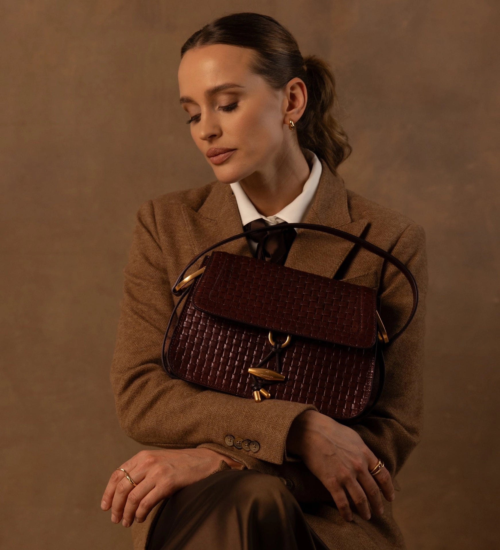 Leather Flap Bag For Women - Possession
