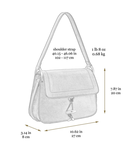 Leather Flap Bag For Women - Possession