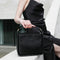 Leather Handbag - Alms For Oblivion Black-Shoulder bag-Time Resistance-Black-Urbanheer