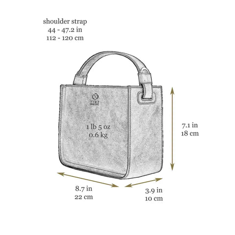 Leather Handbag - Alms For Oblivion Black-Shoulder bag-Time Resistance-Black-Urbanheer