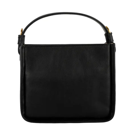 Leather Handbag - Alms For Oblivion Black-Shoulder bag-Time Resistance-Black-Urbanheer