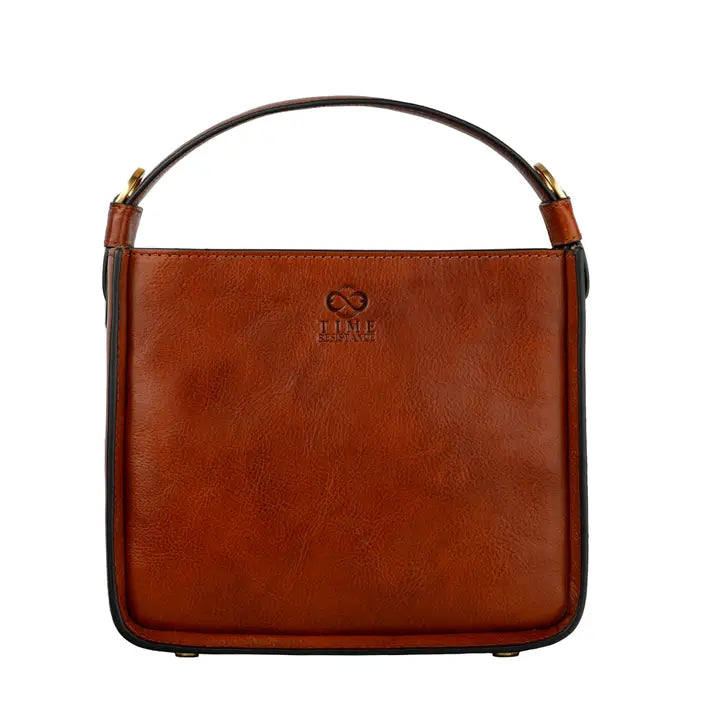 Leather Handbag - Alms For Oblivion Brown-Shoulder bag-Time Resistance-Brown-Urbanheer