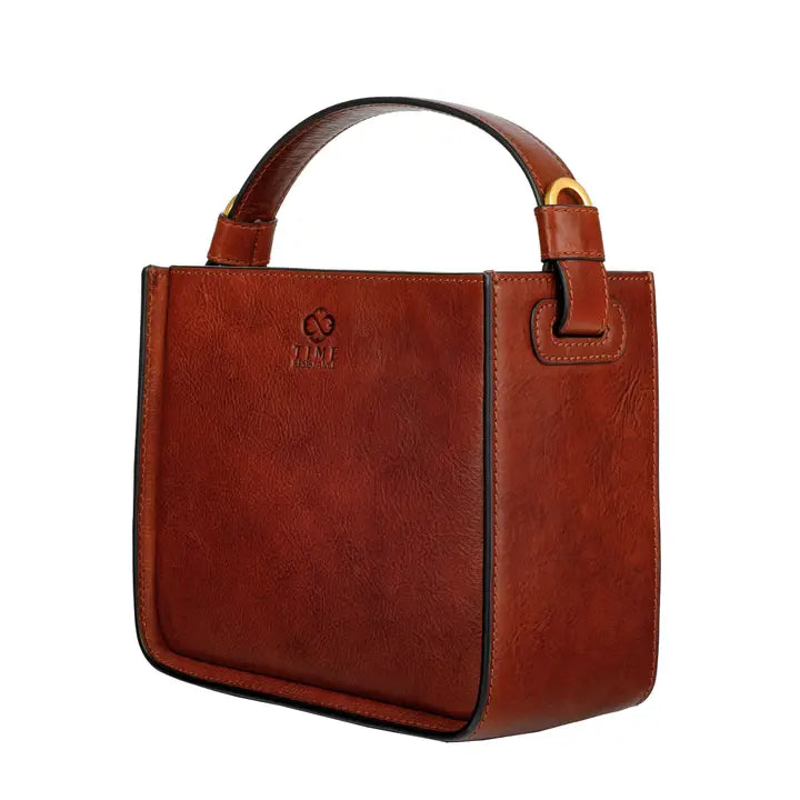 Leather Handbag - Alms For Oblivion Brown-Shoulder bag-Time Resistance-Brown-Urbanheer