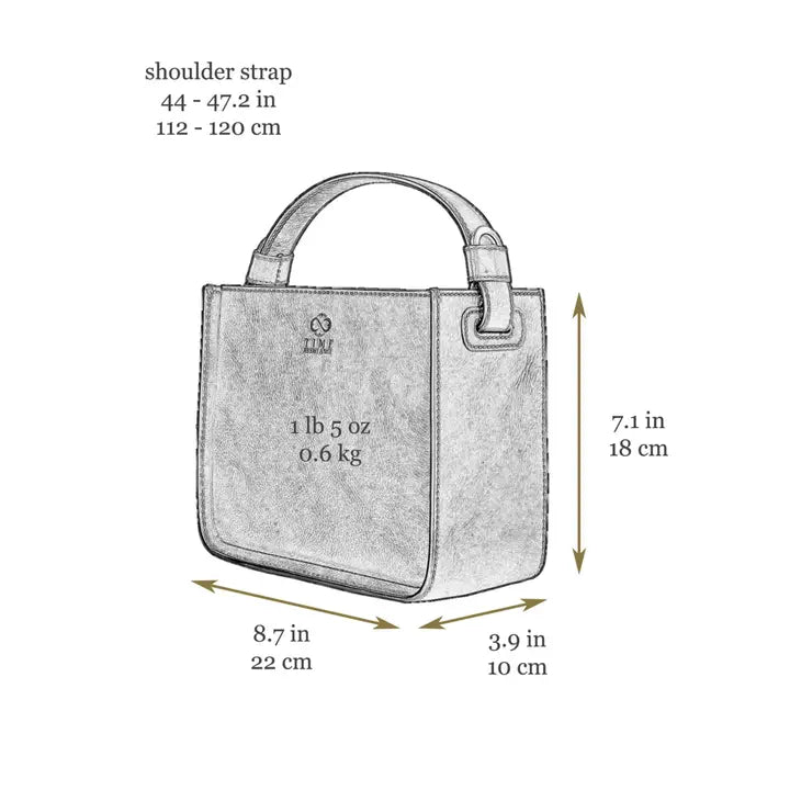 Leather Handbag - Alms For Oblivion Brown-Shoulder bag-Time Resistance-Brown-Urbanheer