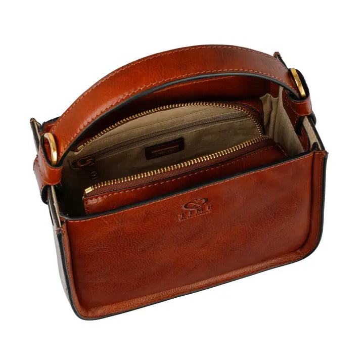 Leather Handbag - Alms For Oblivion Brown-Shoulder bag-Time Resistance-Brown-Urbanheer