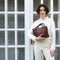 Leather Handbag Shoulder Bag - Camilla Brown-Shoulder bag-Time Resistance-Brown-Urbanheer