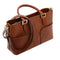 Leather Handbag Shoulder Bag - Camilla Cognac Brown Matte-Shoulder bag-Time Resistance-Cognac Brown Matte-Urbanheer
