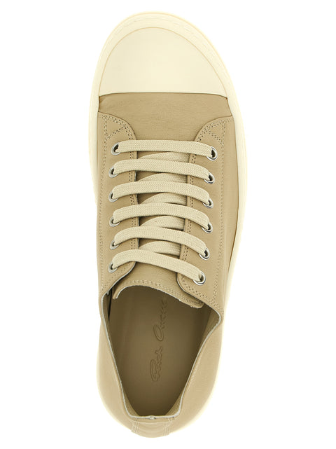 Leather Low Sneaks Sneakers with Rubber Sole