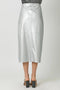 Leather Midi Skirt Silver-Skirt-Mystree-S-Silver-Urbanheer