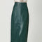Leather Midi Skirt Teal-Skirt-Mystree-S-Teal-Urbanheer