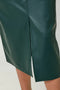 Leather Midi Skirt Teal-Skirt-Mystree-S-Teal-Urbanheer