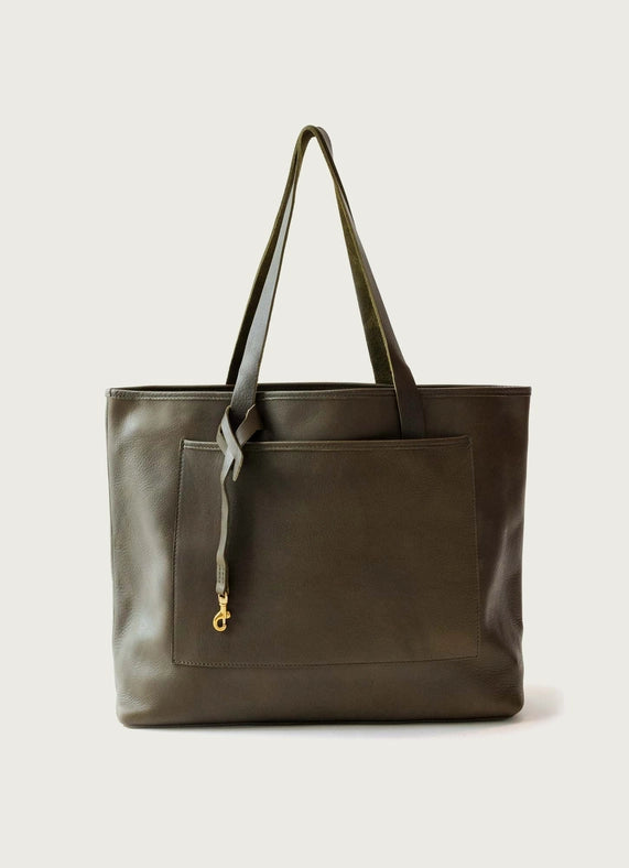 Leather Oversized Tote For Women-Sling Bag-WP Standard-* Width: 18.25"" * Height: 13" * Depth: 5.75" * Handle drop: 10.5"-Olive-Urbanheer