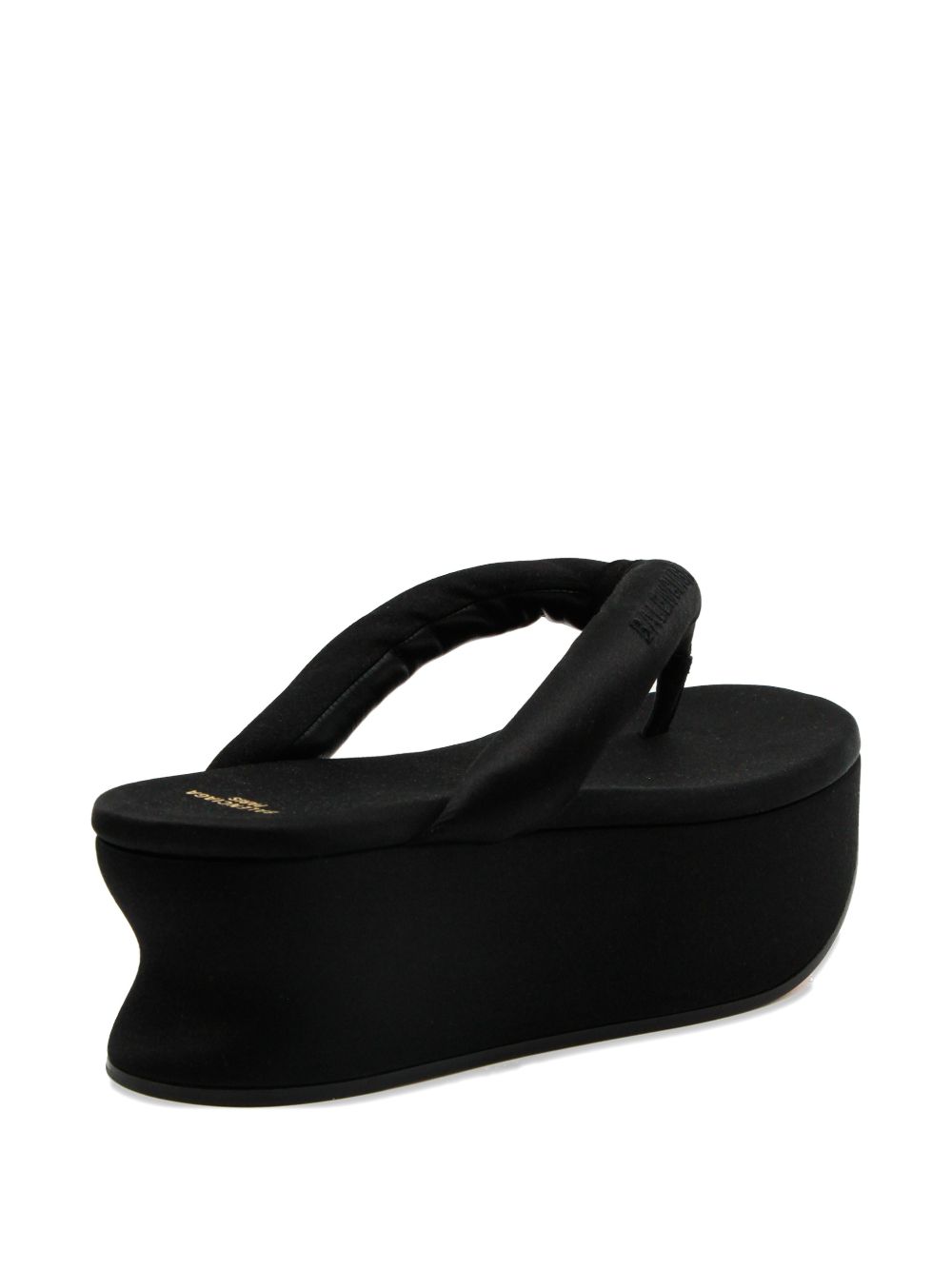 Leather Platform Thong Sandals for Comfortable Summer Wear