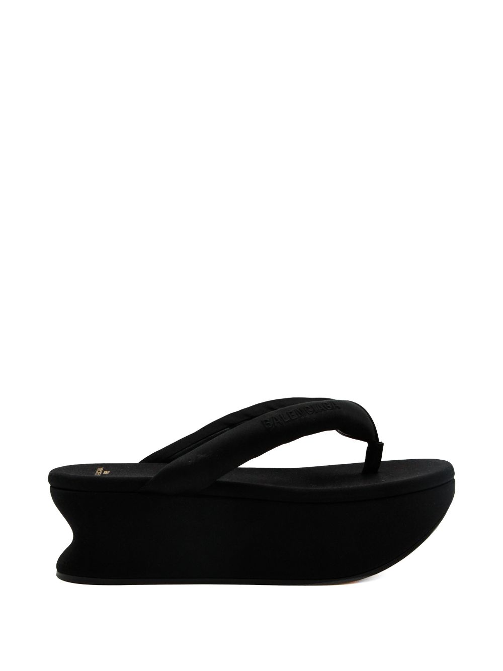 Leather Platform Thong Sandals for Comfortable Summer Wear