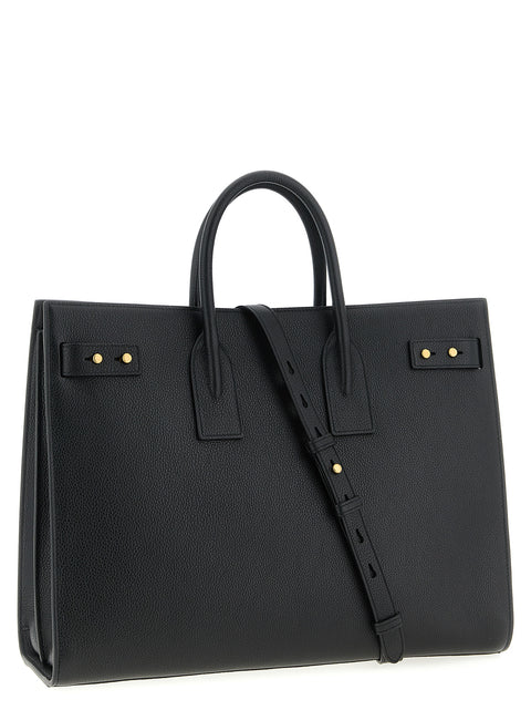 Leather Sac De Jour Handbag for Everyday Use