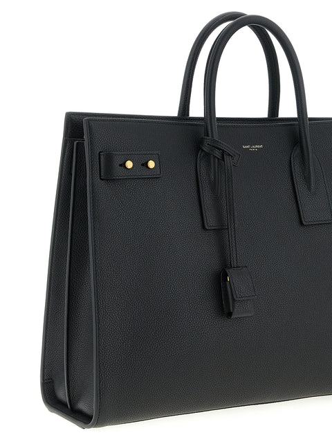 Leather Sac De Jour Handbag for Everyday Use